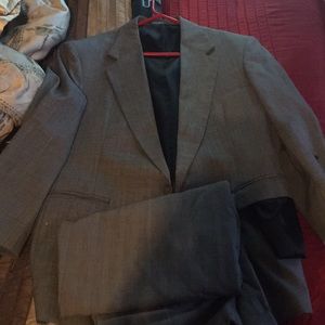 Gray suit